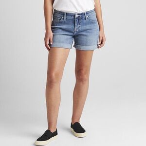 Jag Jeans Alex Boyfriend Blue Non-Distressed Denim Jean Shorts Size 8/29